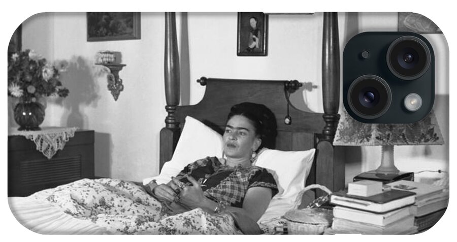 Art iPhone Case featuring the photograph Frida Kahlo #1 by Gisele Freund