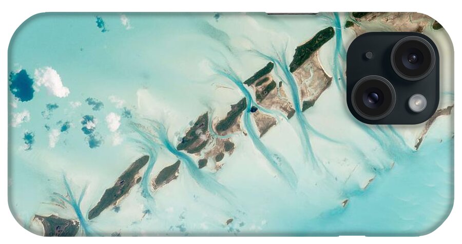 Earth iPhone Case featuring the painting Great Exuma Island, Bahamas #1 by Celestial Images