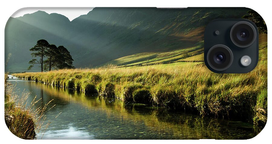 Scenics iPhone Case featuring the photograph Haystacks #1 by Phil Buckle
