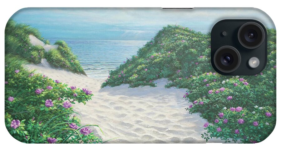 Herring Cove Dunes iPhone Case featuring the painting Herring Cove Dunes #1 by Bruce Dumas