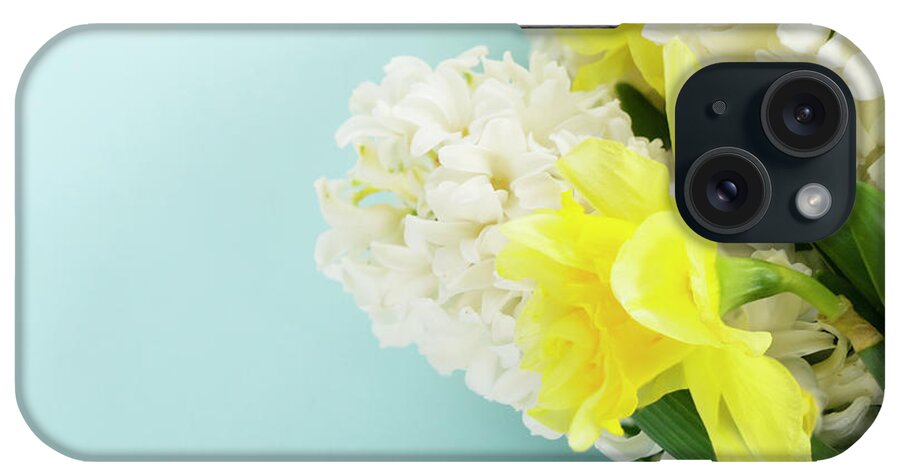 Easter iPhone Case featuring the photograph Hyacinth And Daffodils #1 by Anastasy Yarmolovich
