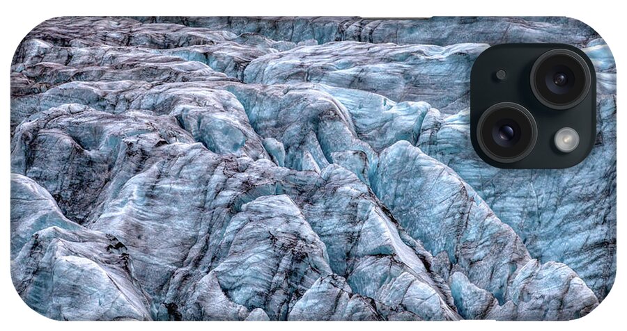 Drone iPhone Case featuring the photograph Iceland Glacier by David Letts