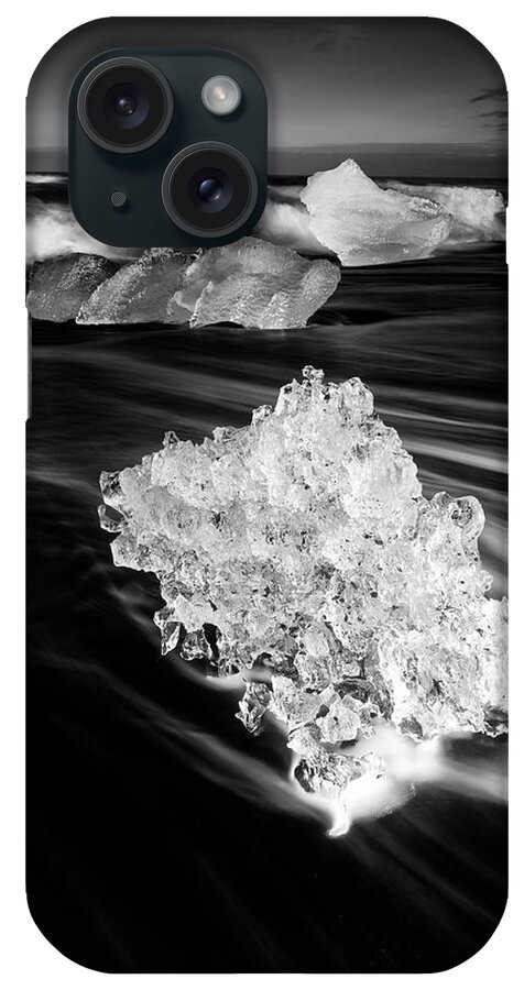 Estock iPhone Case featuring the digital art Iceland, Jokulsarlon Lake #1 by Maurizio Rellini