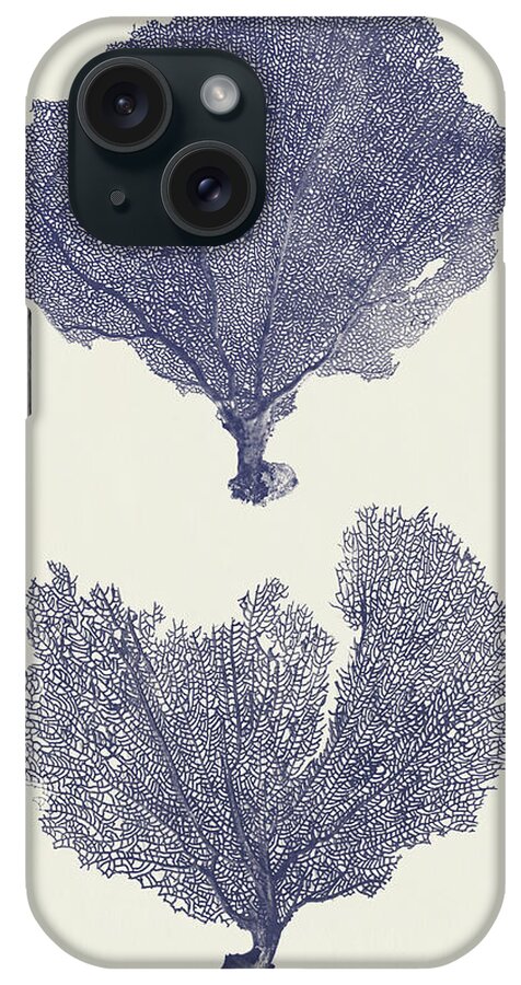 Children's iPhone Case featuring the painting Indigo Seafans II #1 by Vision Studio