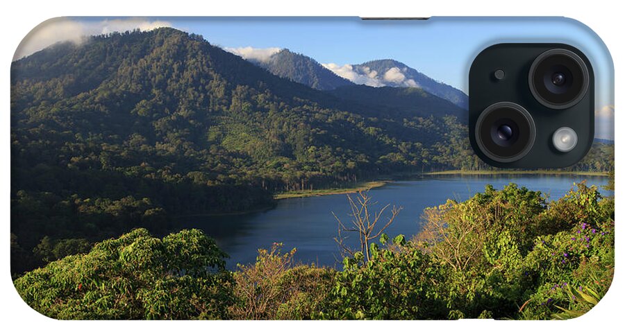 Scenics iPhone Case featuring the photograph Indonesia, Bali, Mountain And Lakes #1 by Michele Falzone