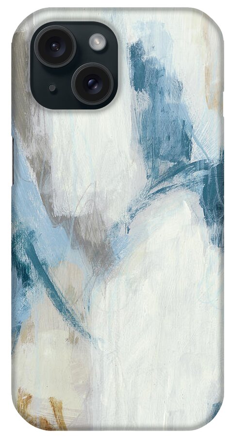 Abstract iPhone Case featuring the painting Intermittent II #1 by June Erica Vess