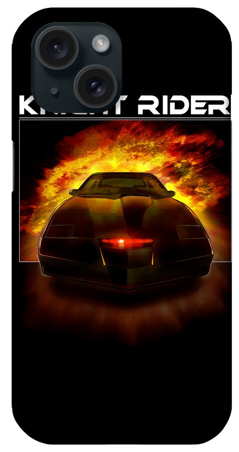 Movie iPhone Case featuring the digital art Knight Rider #1 by David Michael Hasselhoff