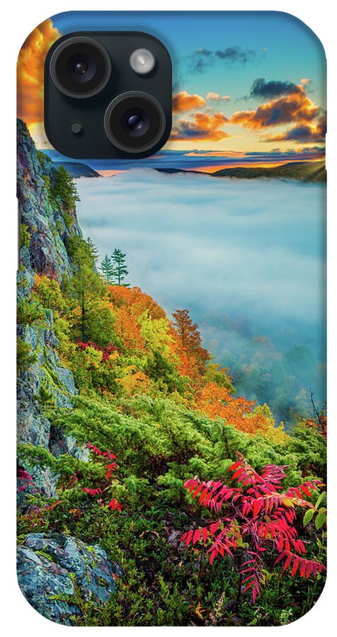 Lake Of The Clouds iPhone Case featuring the photograph Lake of the Clouds #1 by Tim Trombley