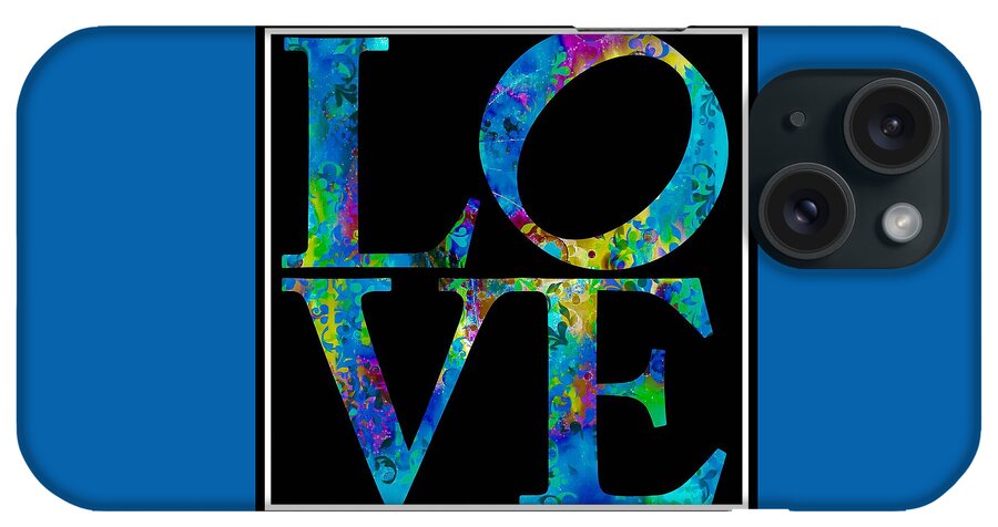Love Painting iPhone Case featuring the digital art Love #1 by Don Wright