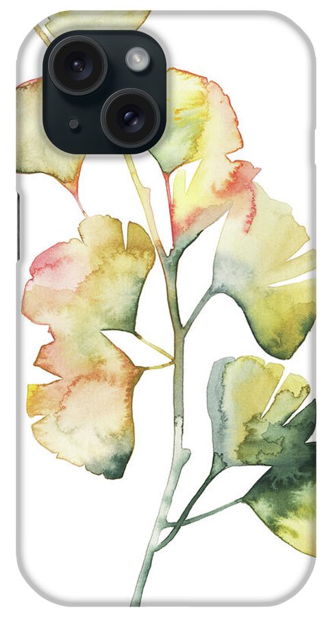 Botanical iPhone Case featuring the painting Maidenhair Branch I #1 by Grace Popp
