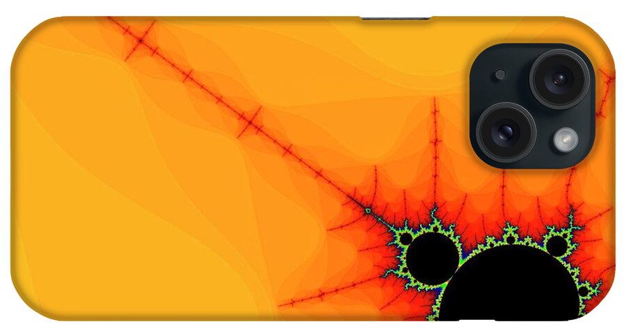 Artwork iPhone Case featuring the photograph Mandelbrot Fractal #1 by Laguna Design/science Photo Library
