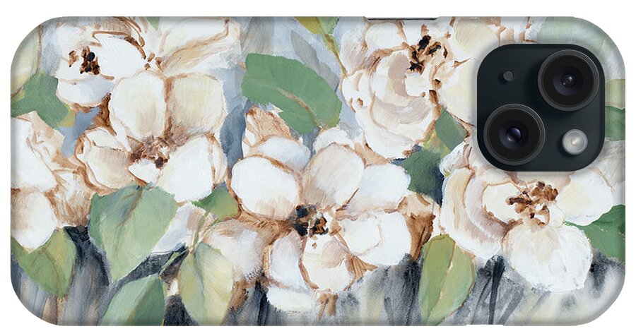 Modern iPhone Case featuring the painting Modern Fleurs #1 by Lanie Loreth