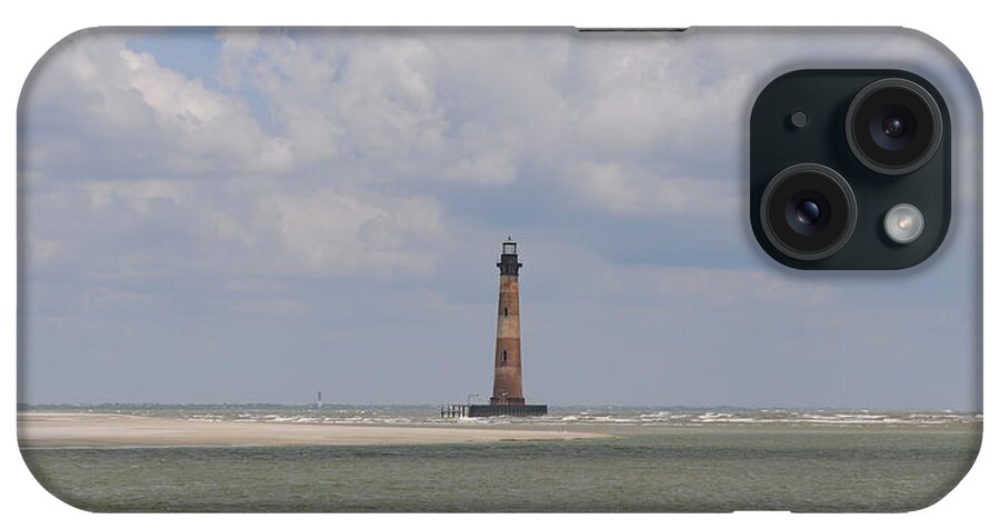 Morris Island Lighthouse. Lighthouse iPhone Case featuring the photograph Morris Island Lighthouse - Charleston South Carolina #1 by Dale Powell