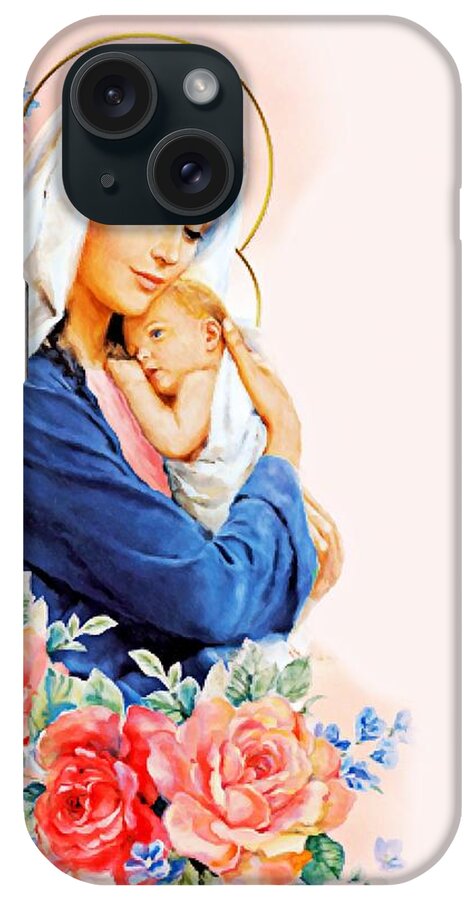 Mother iPhone Case featuring the photograph Motherly Love #2 by Munir Alawi