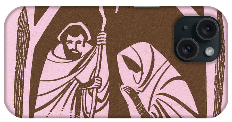 Belief iPhone Case featuring the drawing Natvity Scene #1 by CSA Images