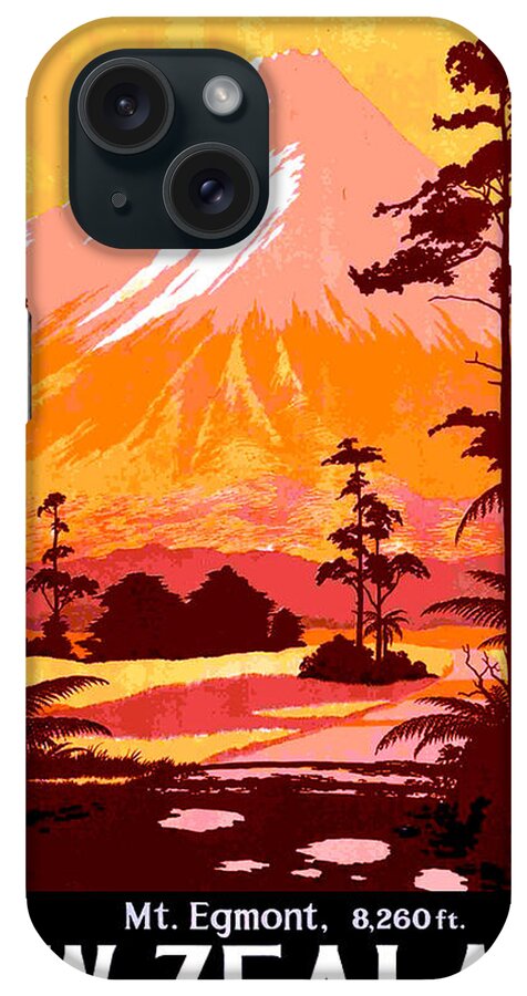 New Zealand iPhone Case featuring the digital art New Zealand #3 by Long Shot
