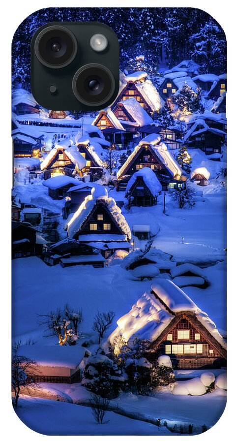 Tranquility iPhone Case featuring the photograph Ogimachi Village Of Shirakawa-go During #1 by Agustin Rafael C. Reyes