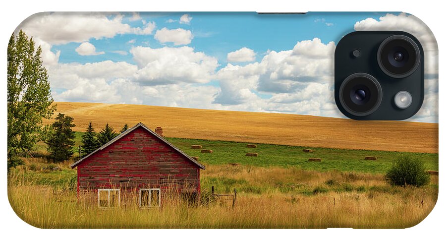 Landscapes iPhone Case featuring the photograph Old Red Paint #1 by Claude Dalley
