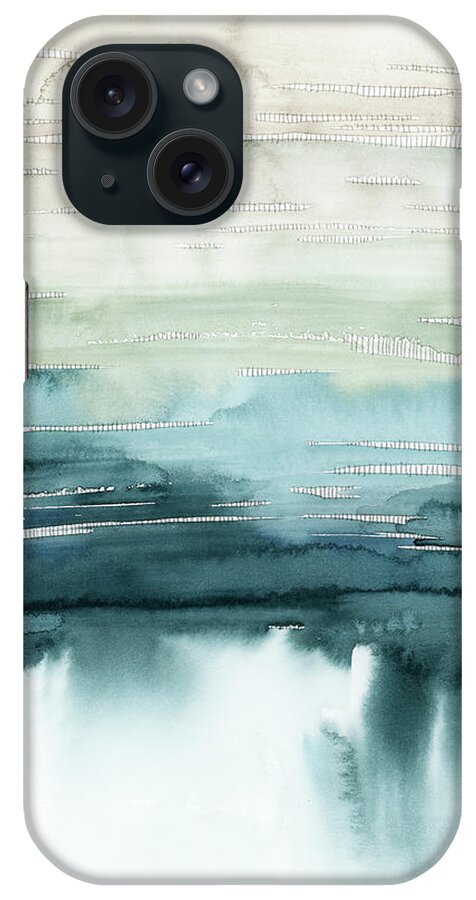 Abstract iPhone Case featuring the painting Organic Cascade I #1 by Grace Popp