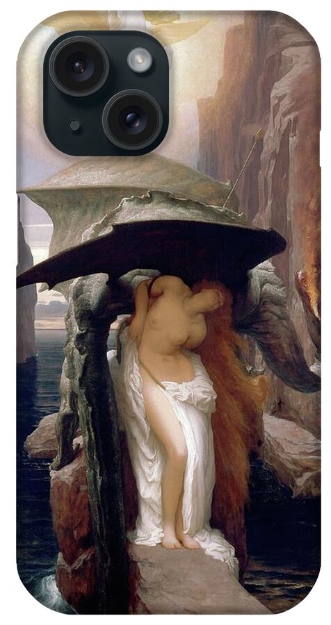 Mythology iPhone Case featuring the painting Perseus And Andromeda by Frederic Leighton