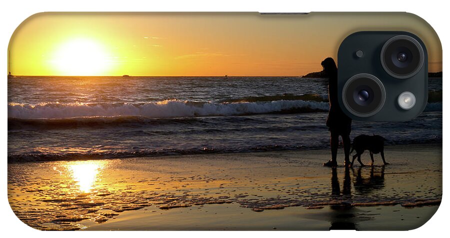 California iPhone Case featuring the photograph Playa del Rey Sunset #2 by Fred DeSousa