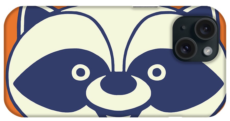 Animal iPhone Case featuring the drawing Raccoon #1 by CSA Images