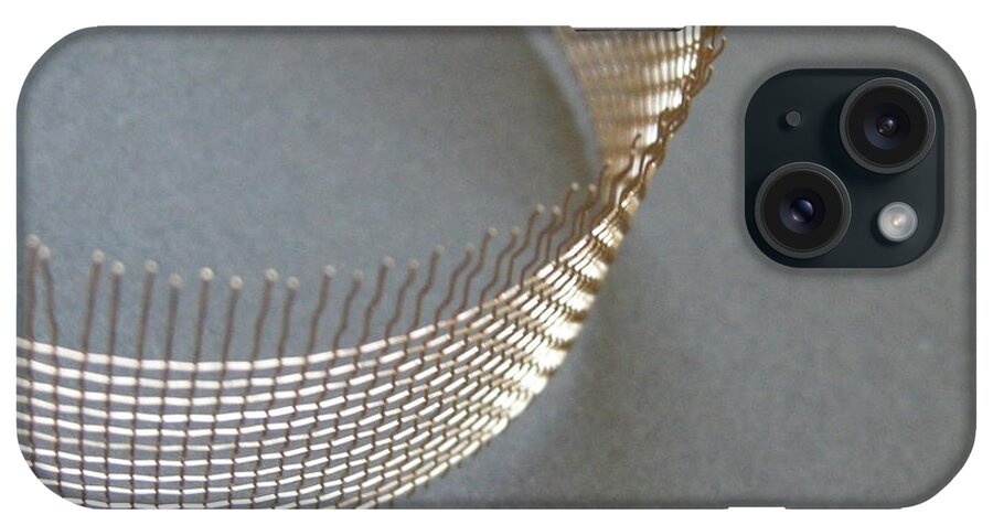 Curve iPhone Case featuring the photograph Ribbon Of Wire #1 by Photo Ephemera