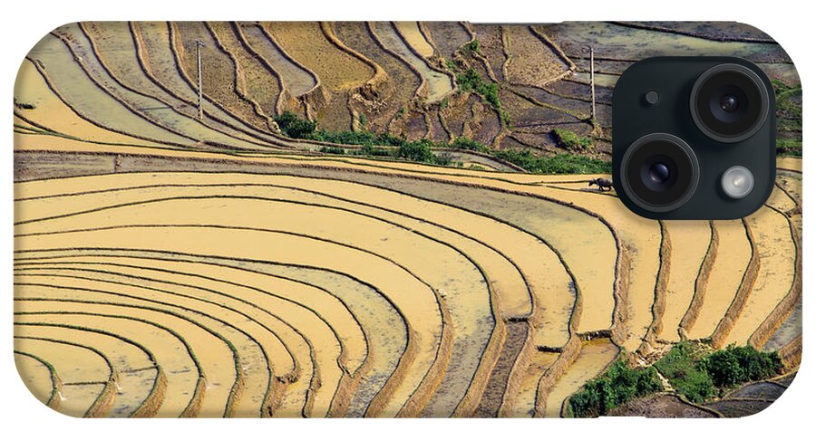 Scenics iPhone Case featuring the photograph Rice Terraces #1 by Hoang Giang Hai