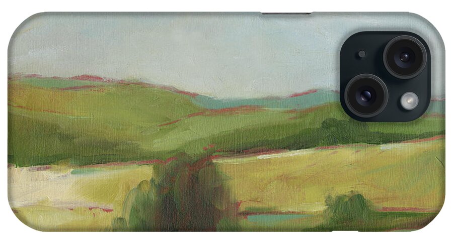 Landscapes iPhone Case featuring the painting Rolling Pasture II #1 by Ethan Harper