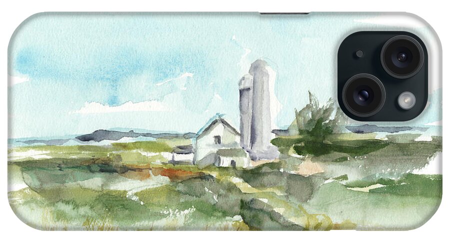  iPhone Case featuring the painting Rural Plein Air I #1 by Ethan Harper