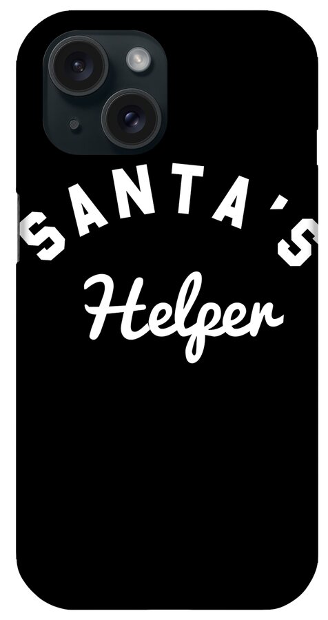Helper iPhone Case featuring the digital art Santas Helper #1 by Flippin Sweet Gear