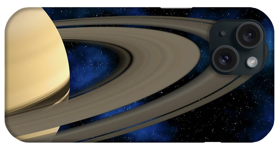 Saturn iPhone Case featuring the photograph Saturn Planet #1 by Antonio M. Rosario