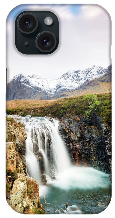Estock iPhone Case featuring the digital art Scotland, Isle Of Sky, Glen Brittle #1 by Jordan Banks
