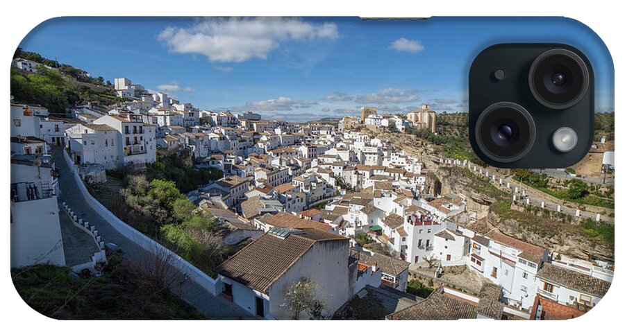 Setenil De Las Bodegas iPhone Case featuring the photograph Setenil De Las Bodegas, Cadiz, Spain #1 by Cavan Images