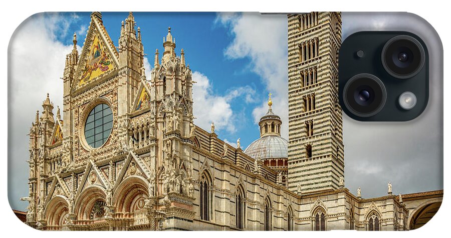Duomo iPhone Case featuring the photograph Siena Cathedral #2 by Marcy Wielfaert