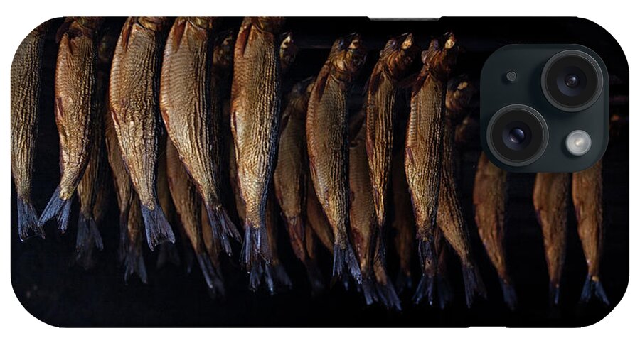 Smoking iPhone Case featuring the photograph Smoking fish #2 by Patricia Hofmeester