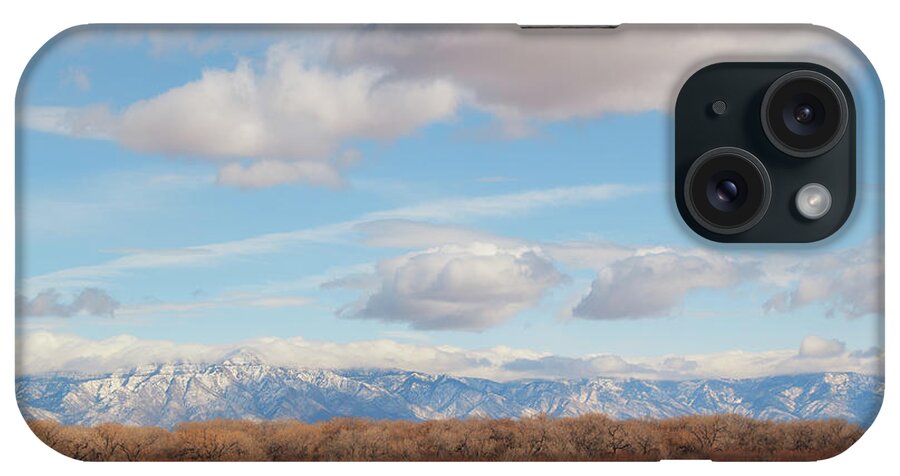 Scenics iPhone Case featuring the photograph Southwestern Landscape With Sandia #1 by Ivanastar