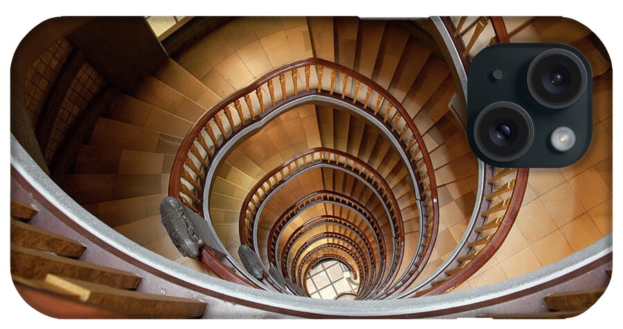 Curve iPhone Case featuring the photograph Spiral Staircase #1 by Lappes