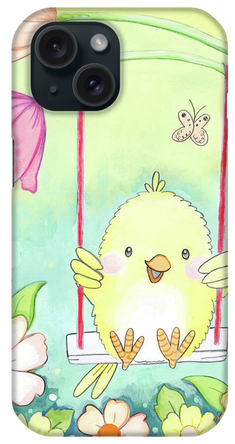 Spring Swing iPhone Case featuring the painting Spring Swing #1 by Valarie Wade