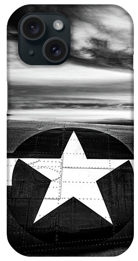 B-24 iPhone Case featuring the photograph Sunset North American B-25 Mitchell #1 by Bob Orsillo