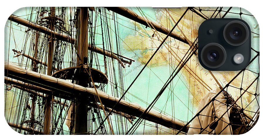 Photo iPhone Case featuring the photograph Tall Ship -1 #1 by Alan Hausenflock