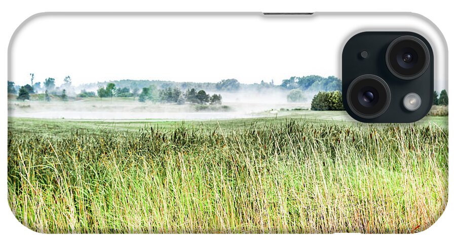Landscape iPhone Case featuring the photograph The Foggy Valley #1 by Nick Mares