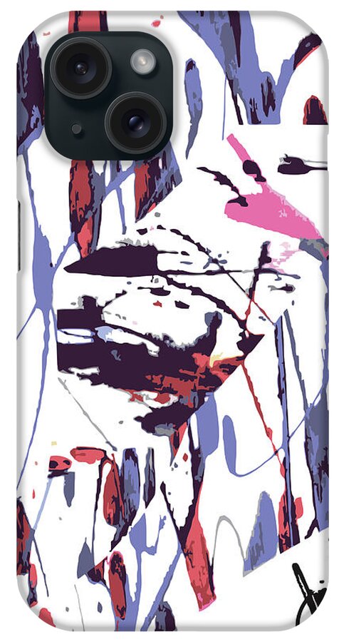  iPhone Case featuring the digital art The Time #1 by Jimmy Williams