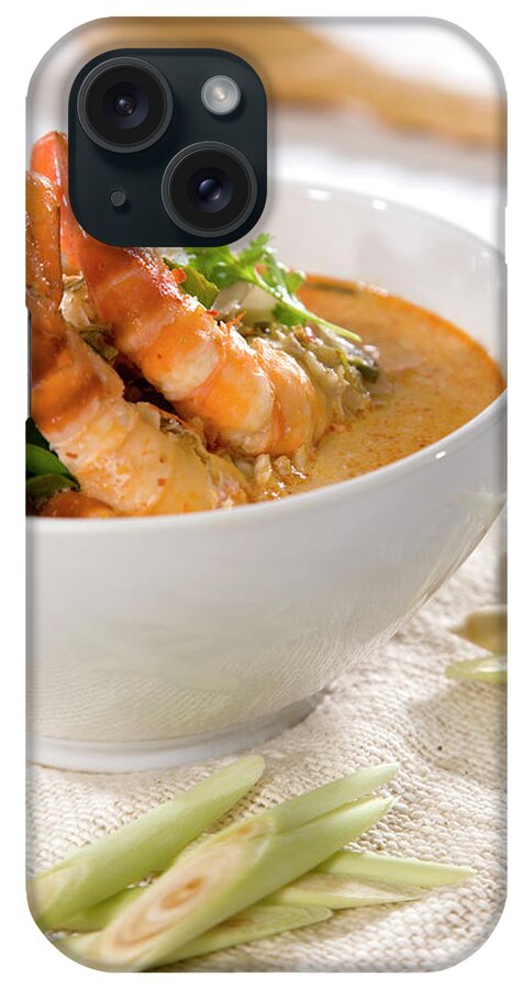 Prawn iPhone Case featuring the photograph Tom Yum Kung #1 by Shutterworx