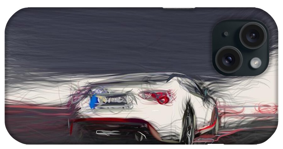 Toyota GT86 Cup Edition Drawing #2 iPhone Case by CarsToon Concept - Fine  Art America