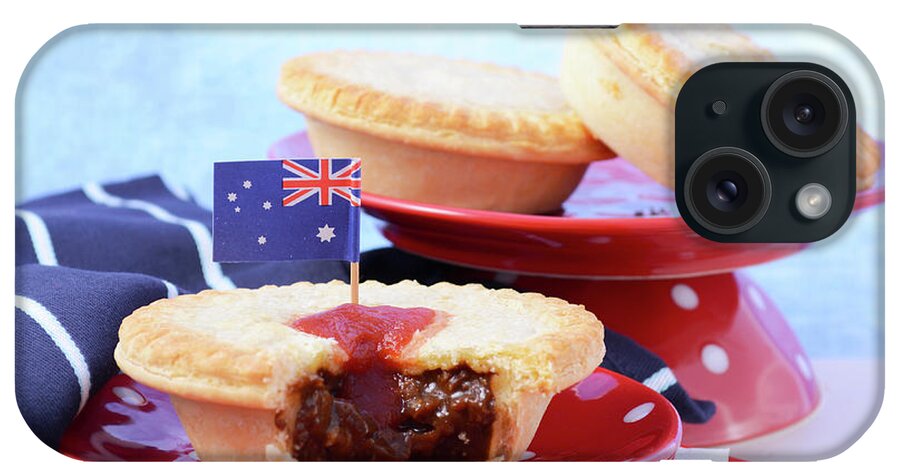 Anzac iPhone Case featuring the photograph Traditional Australian Meat Pies #1 by Milleflore Images