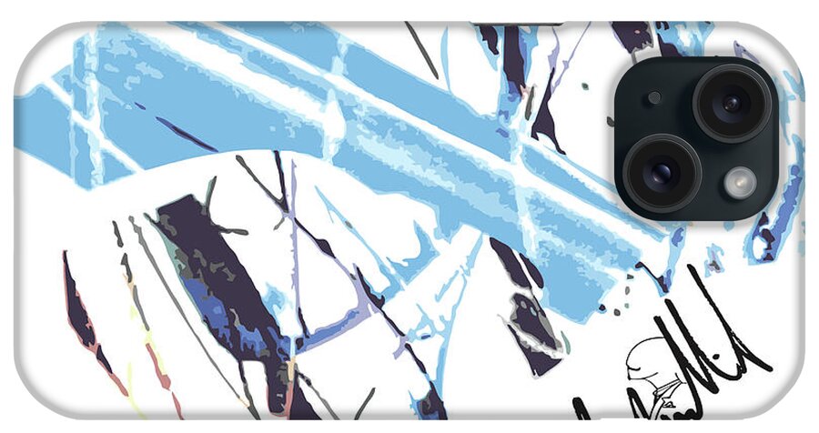  iPhone Case featuring the digital art tri #1 by Jimmy Williams