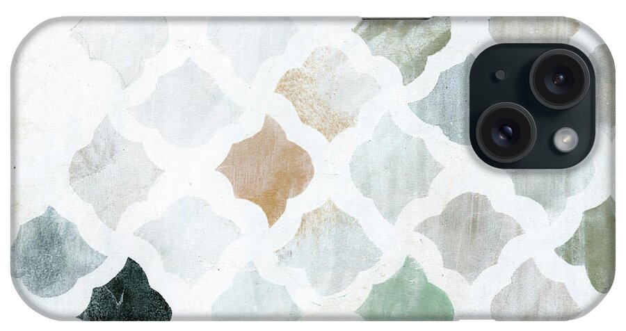 Abstract iPhone Case featuring the painting Turkish Tile I #1 by Jodi Fuchs