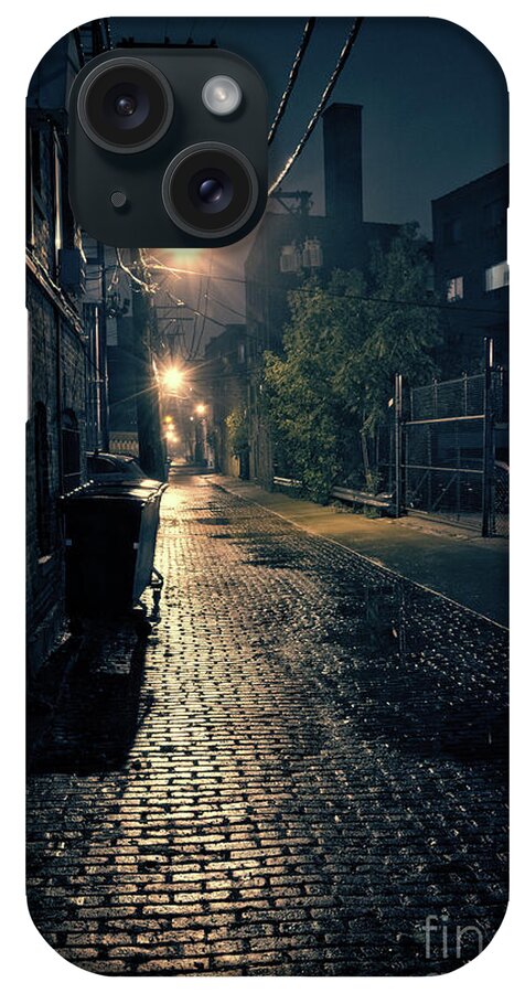 Alley iPhone Case featuring the photograph Vintage Chicago Alley #1 by Bruno Passigatti