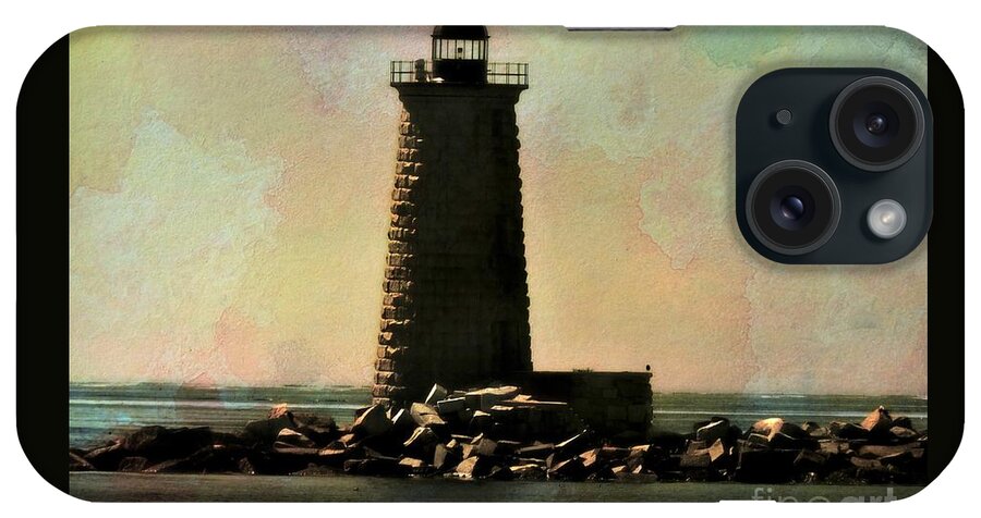 Marcia Lee Jones iPhone Case featuring the photograph Whaleback Lighthouse #2 by Marcia Lee Jones